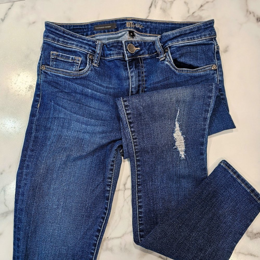 Kut From The‎ Cloth Toothpick Skinny Stretch Jeans - Sz 8
